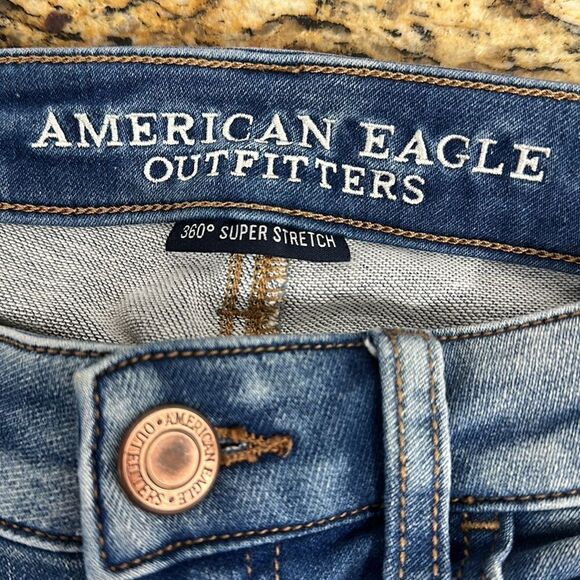 ❤️Last Chance American Eagle Outfitters 360 Super Stretch Jegging Size 0 - Picture 4 of 9
